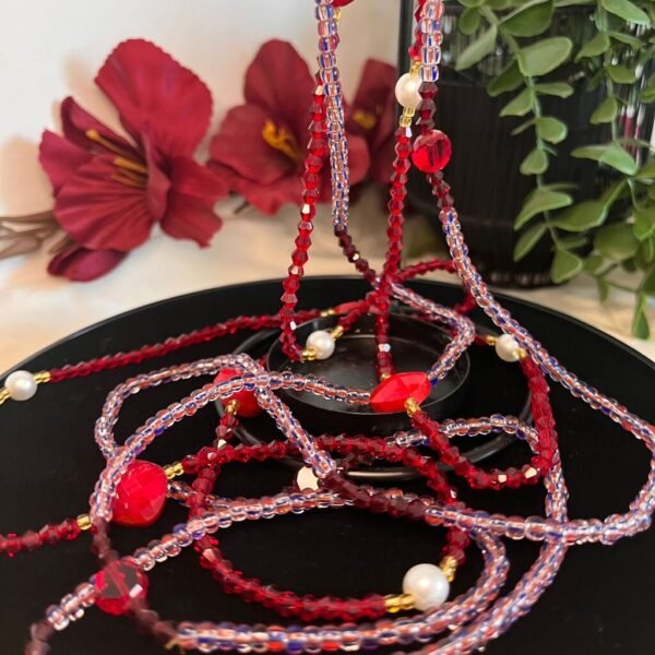 baya, bin bin, chaine de taille, perle de rein,