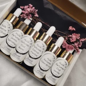 coffret 6 huiles parfumées deux en un