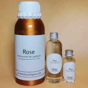 concentré de parfum rose vanille, extrait de vanille